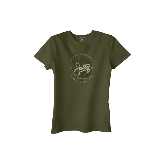 salty women s t shirt wild protea picture 1