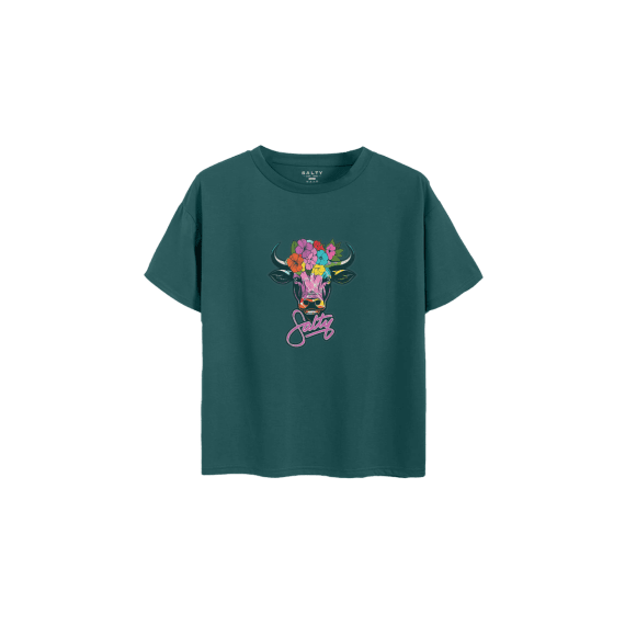 salty girls t shirt floral nguni picture 1