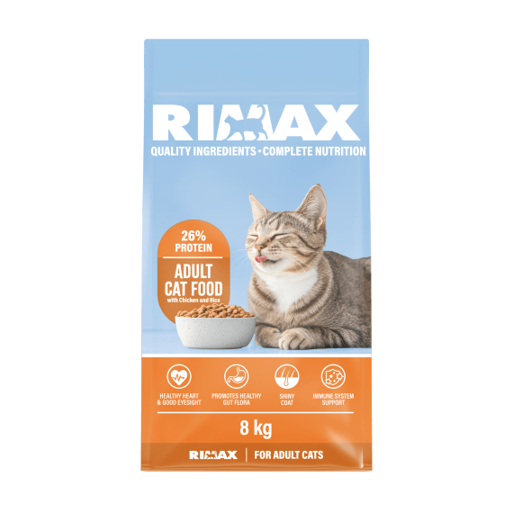 rimax adult cat food dry 8kg picture 1