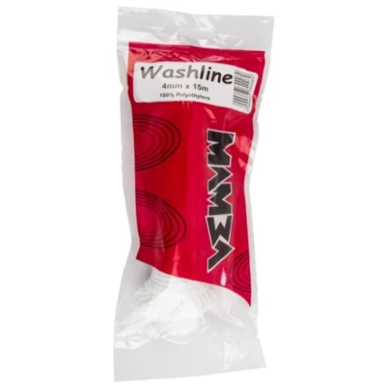 mamba washline hank 4mm 15m white picture 1