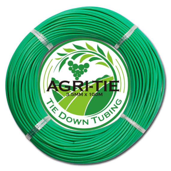 agri tie tree elastic 3mm green 100m picture 1