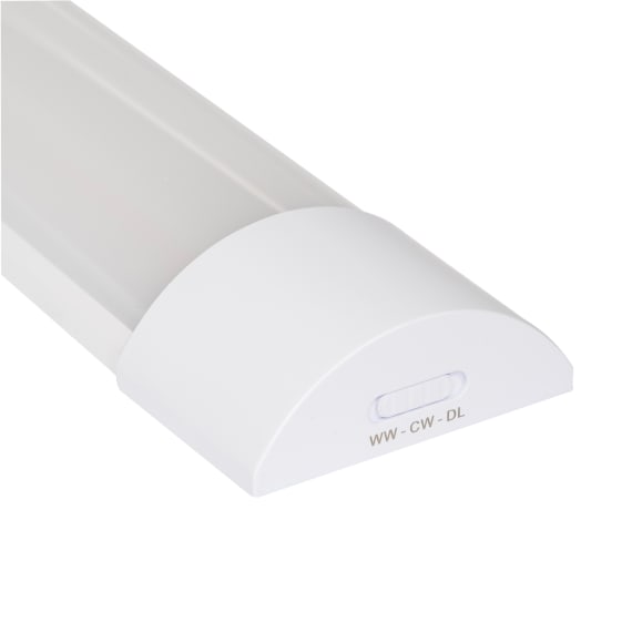 eurolux batten ceiling 600mm 3ct wh 18w picture 1