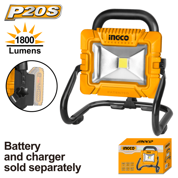 ingco 20v ps c l 1800 lumens work lamp picture 1