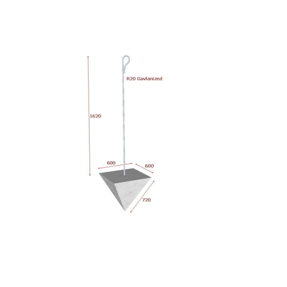 ba anker net 550x550 non glv 2 5m x 20mm picture 1