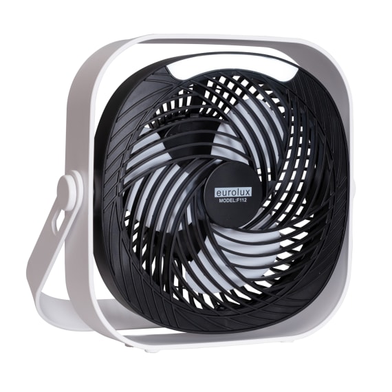 eurolux rechargeable table fan black white 3 speed picture 1