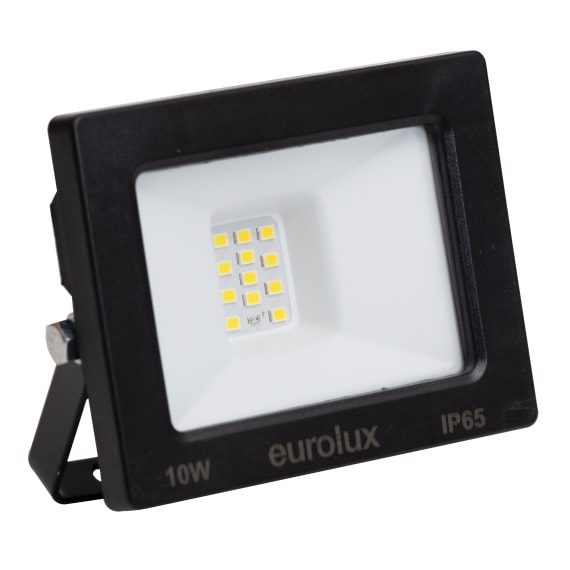 eurolux floodlight day night led sensor blk picture 1