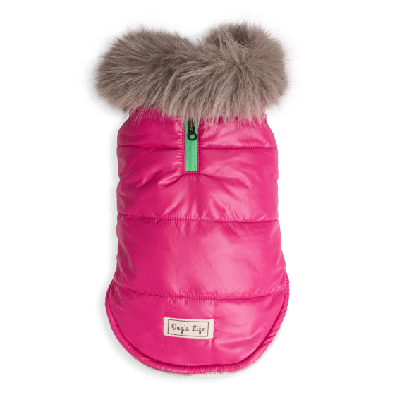 dog s life gilet puffer hot pink picture 1