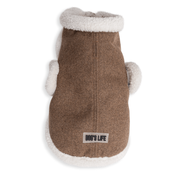 dog s life woolcoat sherpa brown picture 1