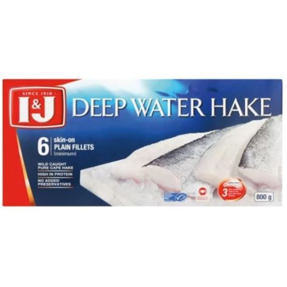 i j deep water hake fillets 800g picture 1