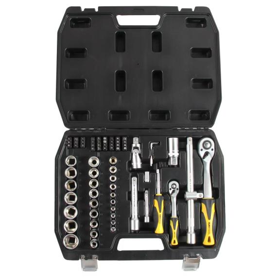 eurotool 72 piece 1 2 1 4 drive socket set picture 2