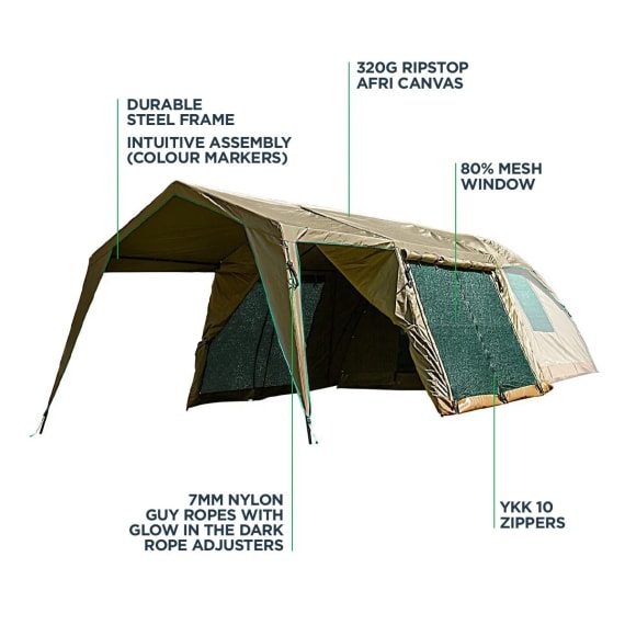 kaufmann x canvas dome tent gazebo ext picture 2