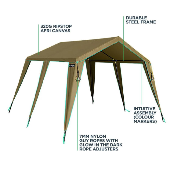 kaufmann x afri canvas gazebo large picture 2
