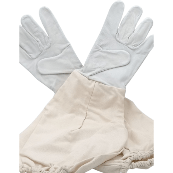 bb leather gloves w gauntlet picture 1