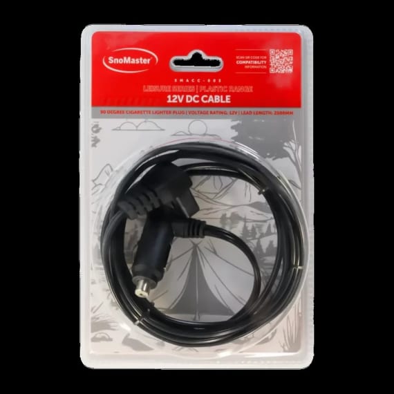 snomaster 12v dc cable cig lighter plug picture 1
