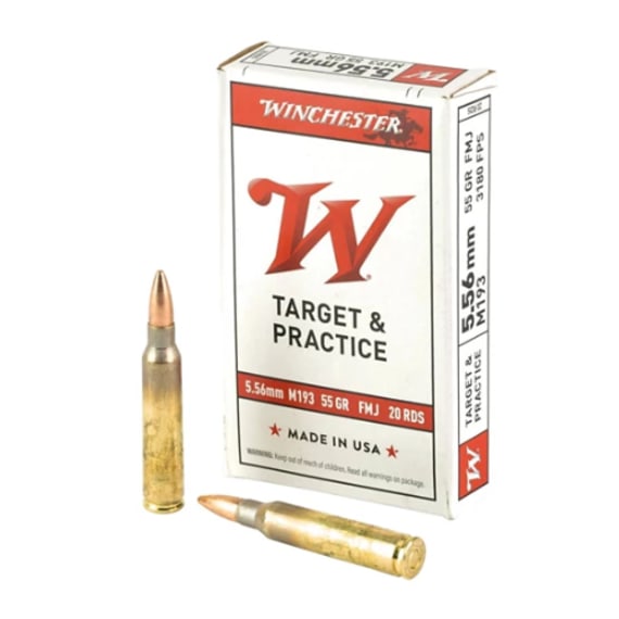 winchester ammo 223 rem 55gr fmj 20 3 picture 1