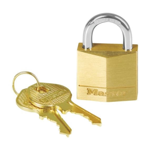 masterlock padlock econo brass picture 1