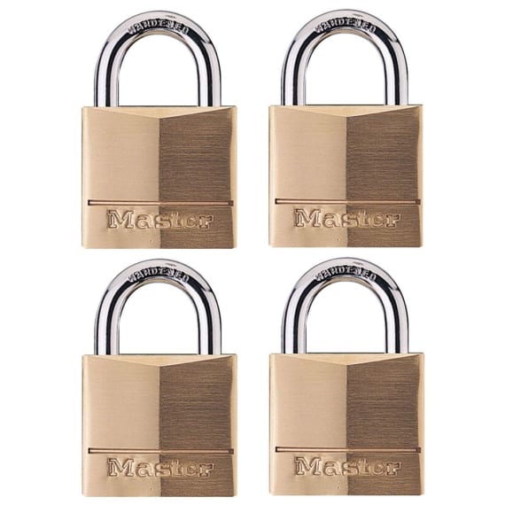 masterlock padlock econo brass 40mm 4ka picture 1