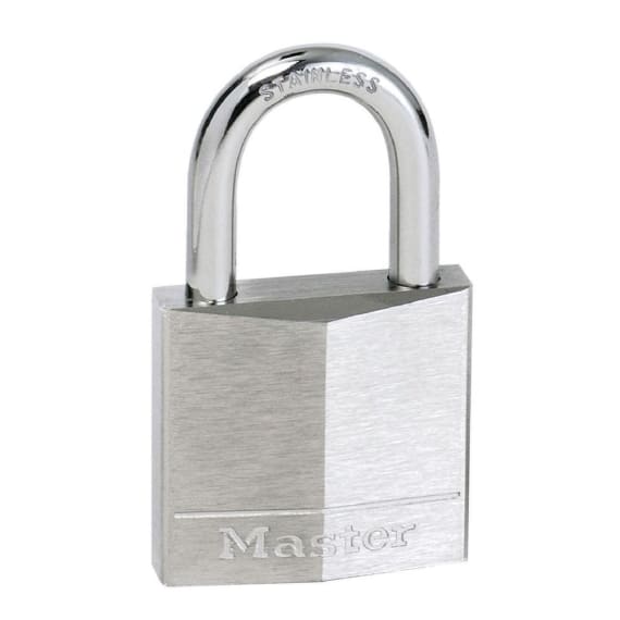 masterlock brass nickel plated 40mm picture 1
