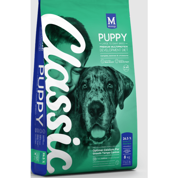 montego classic pup dry dog food lb 8kg picture 1