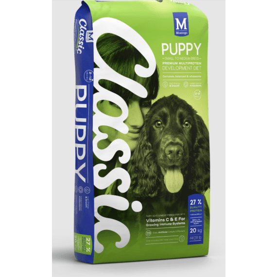 montego classic pup dry dog food sb 20kg picture 1