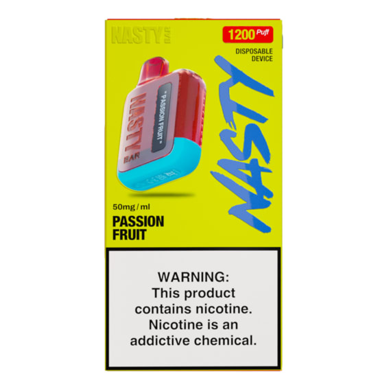 nasty passionfruit vape 1200 puffs picture 1