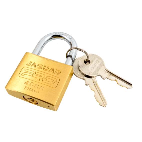 jaguar pro padlock brass picture 3