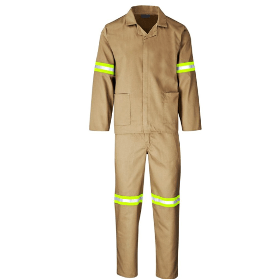 pienaar 2 pc overall khaki 34 picture 1