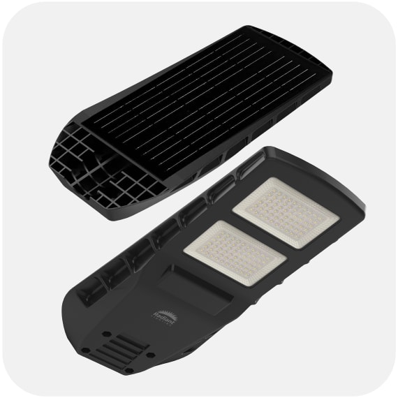 radiant solar street light radar black picture 1
