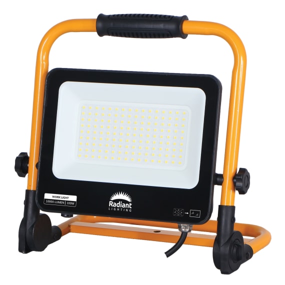 radiant work light led 6500k black picture 1