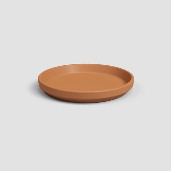 hadeco terracotta round saucer natural picture 1