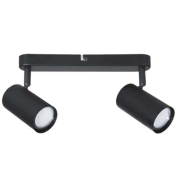 brightstar spotlight matt black outdoor 2l picture 1