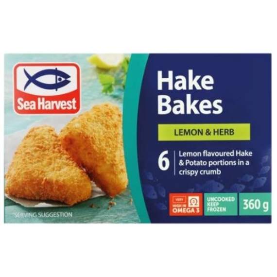 sea harvest hake bakes lemon herb 360g picture 1