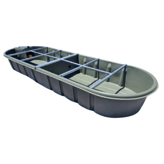 plastiflo water trough oval 2800l picture 1