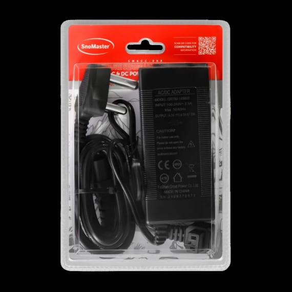 snomaster 12v ac dc power supply adapter picture 1