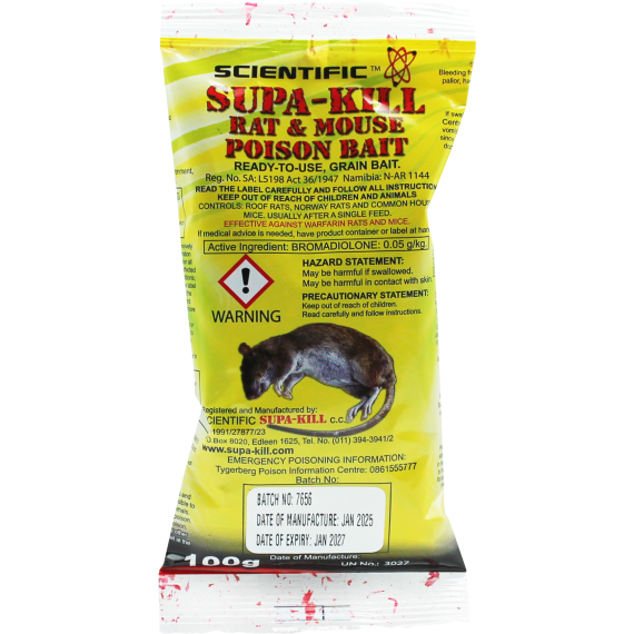 supa kill rat mouse sachet 100g picture 1