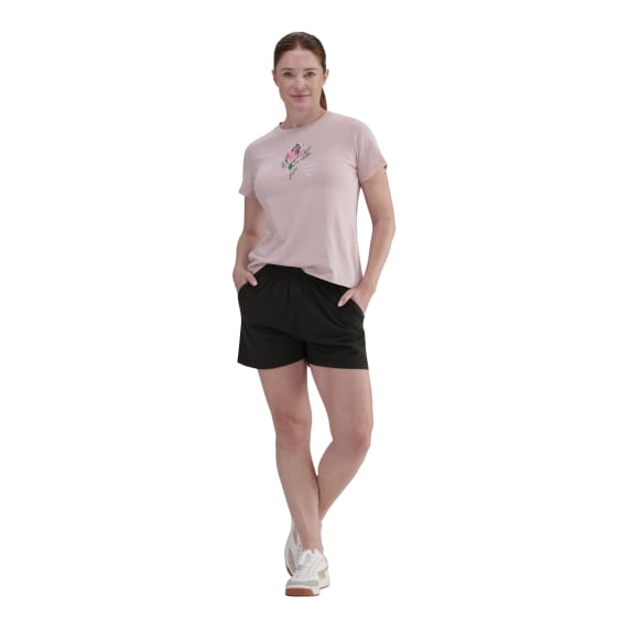 hi tec ladies outdoor volley short black picture 1