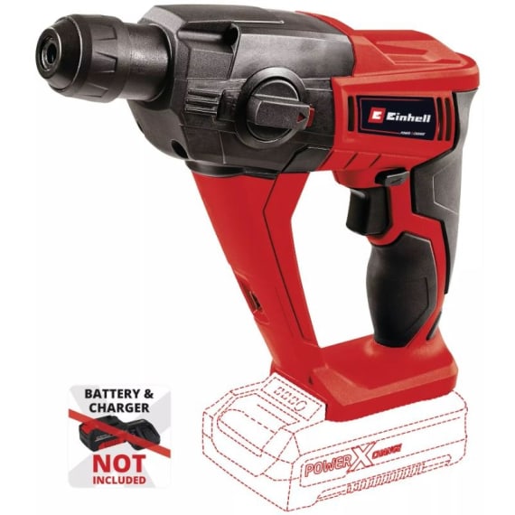 einhell c l rot ham drill red black 18v picture 1
