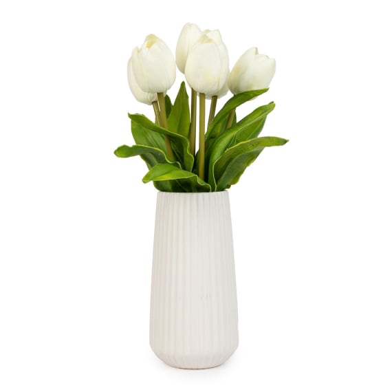 price and sons tulips in vase 41cm picture 1