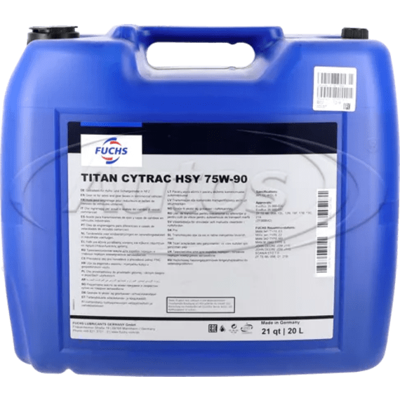 titan cytrac hsy 75w90 20l picture 1