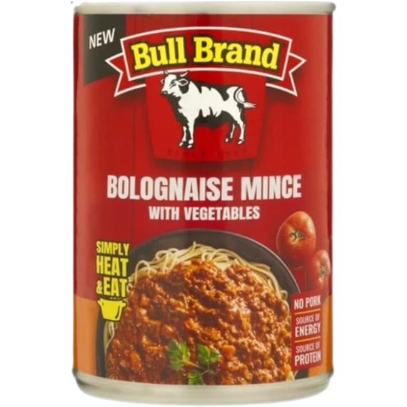 bull brand bolognaise mince w veg 400g picture 1