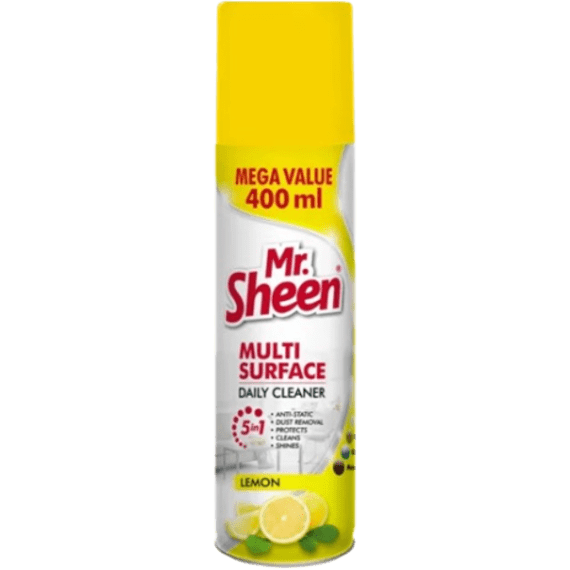 mr sheen furniture polish lemon 400ml picture 1