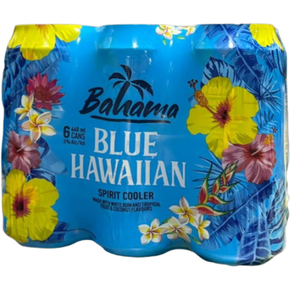 bahama blue hawaiian 6x440ml picture 1