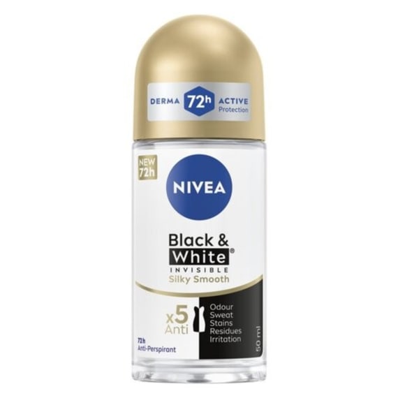 nivea r on blk wht silky smooth 50ml picture 1