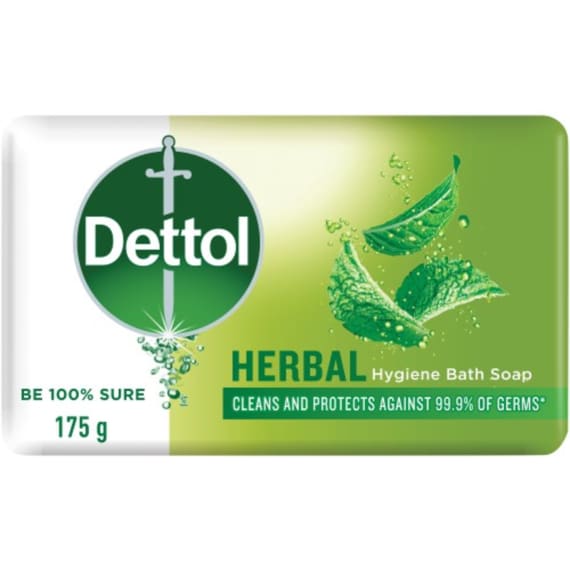 dettol soap herbal 175g picture 1