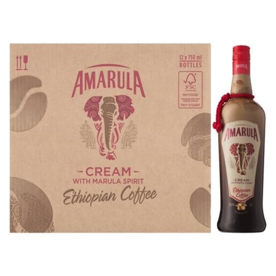 amarula ethiopian coffee liqeur 12x750ml picture 1