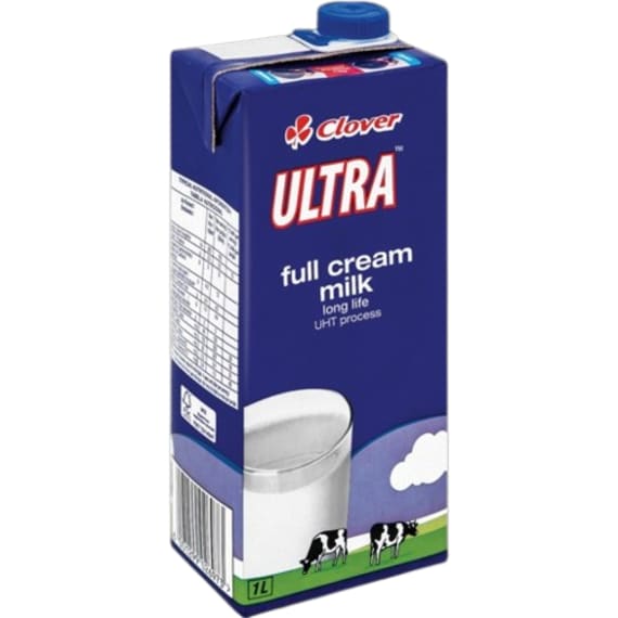 clover uht ulra full cream 1l x 6 picture 1