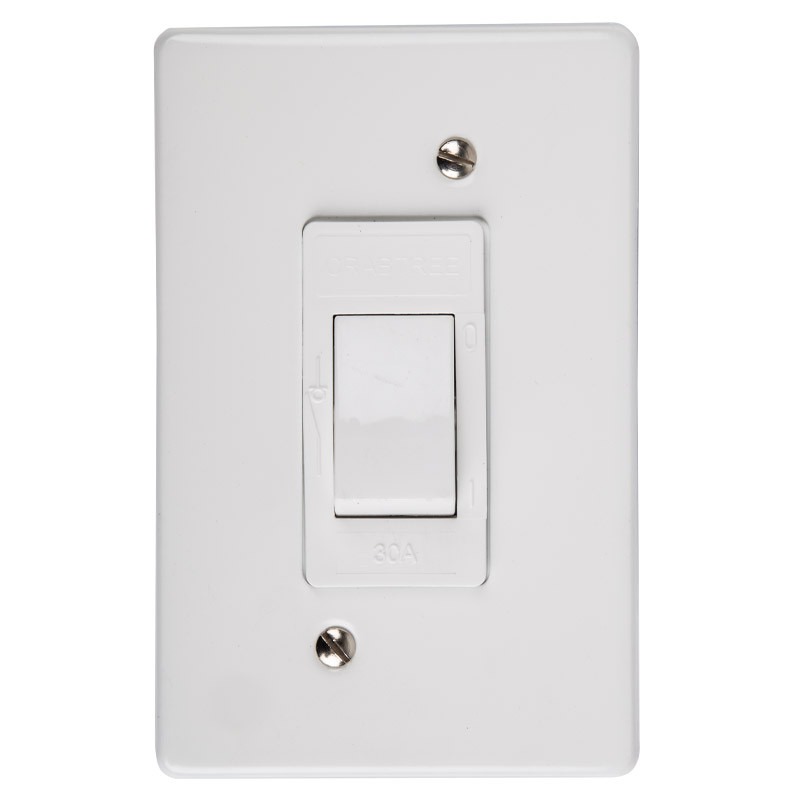 Crabtree Industrial Geyser Isolator 4x2 30A Agrimark