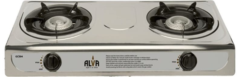 Alva Stainless Steel 2 Plate Gas Stove Agrimark 0154