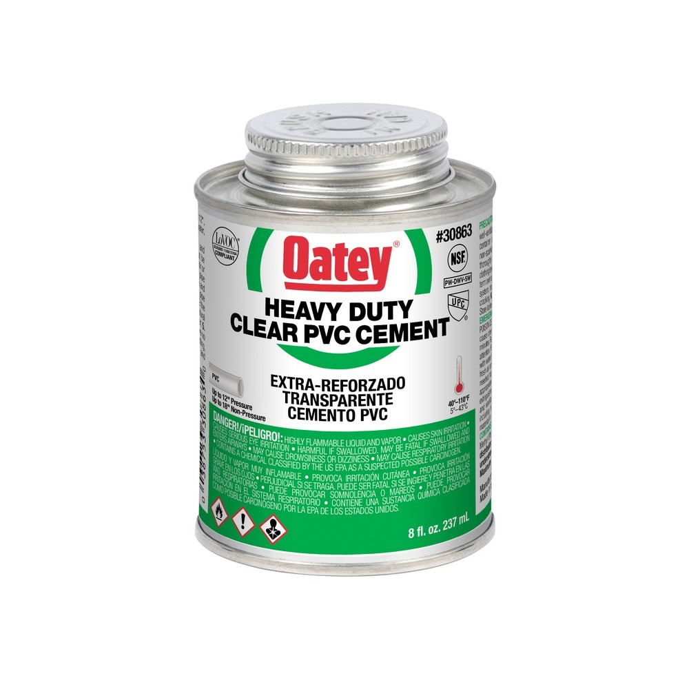 Oatey Pvc Cement Heavy Duty Clear Agrimark