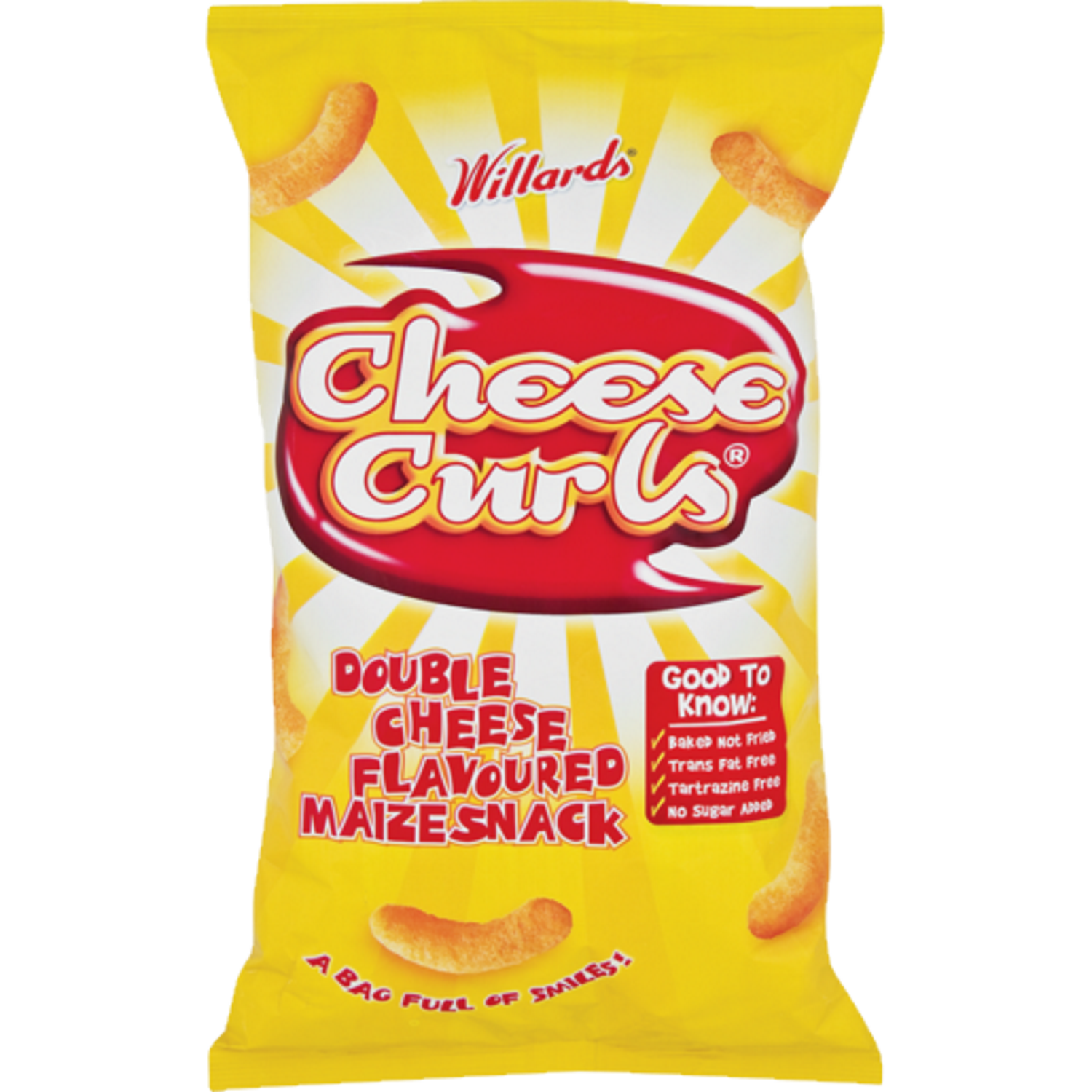 Willards Cheese Curls 150g Agrimark